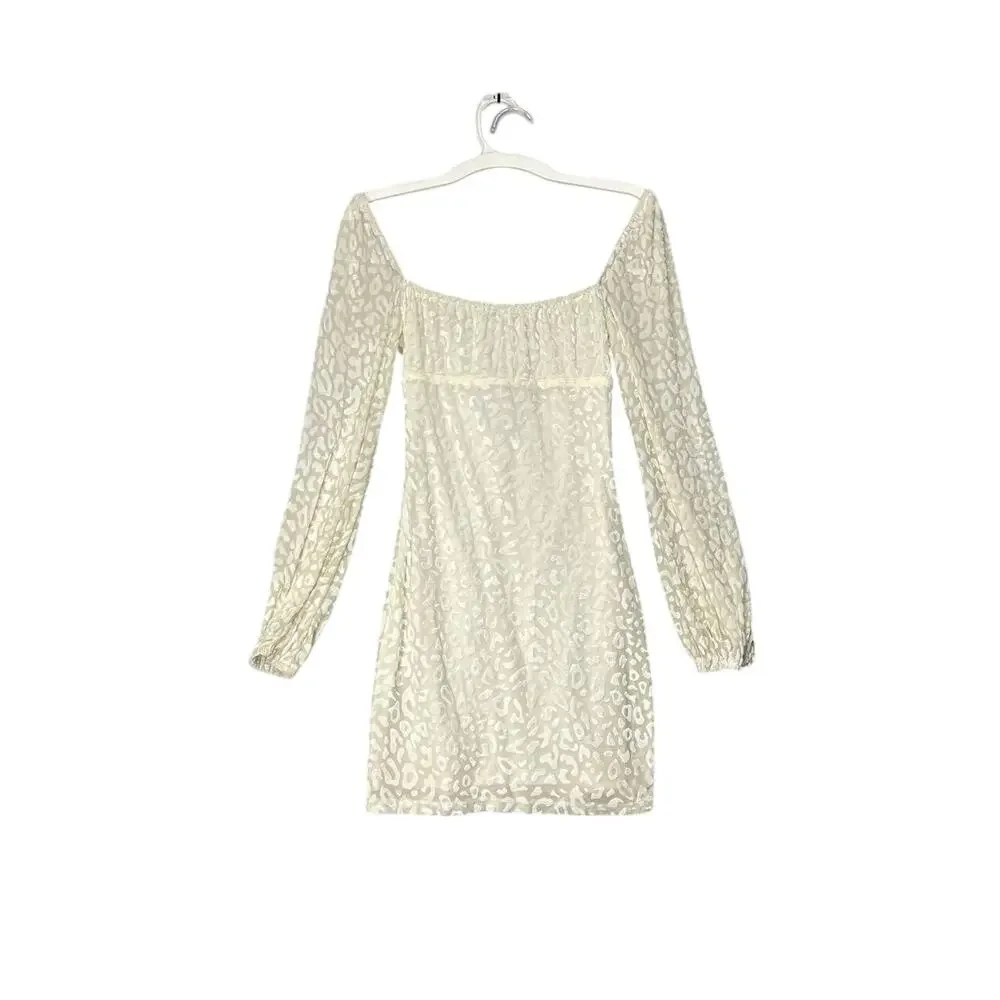 Princess Polly‎ Cream Velvet Mini Dress Sweetheart Corset Sz 0 Y2K Cottagecore